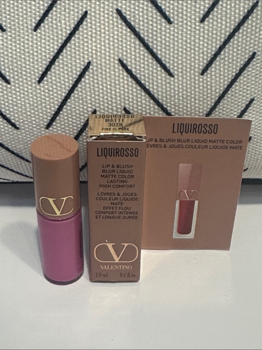 Valentino Liquirosso Pink Lip & Blush Blur Liquid Matte in Pink is Punk